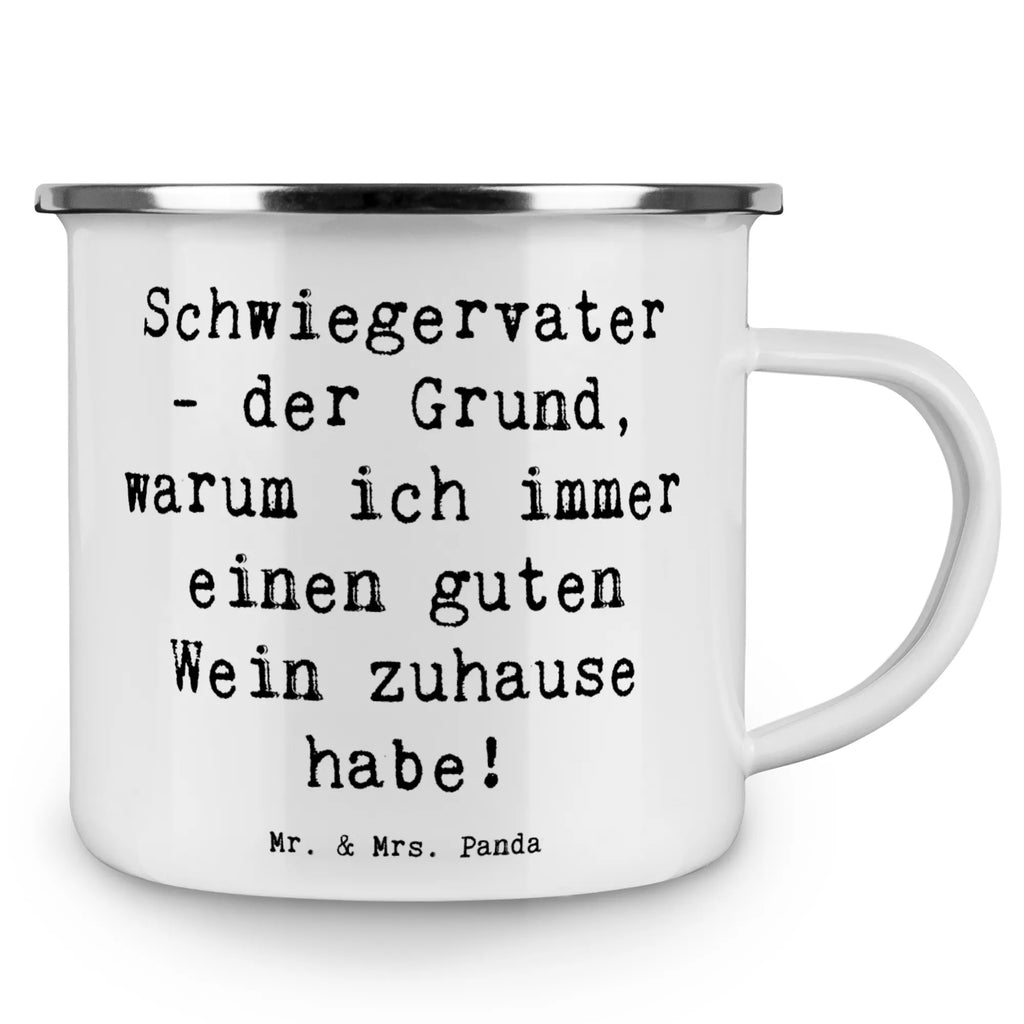 Enamel camping mug Saying Schwiegervater. Der Grund, warum ich immer einen guten Wein zuhause habe! Emaille Becher, Tasse Emaille, Kaffee Blechtasse, Metall Tasse, Emaille Becher Camping, Camping Becher Edelstahl, Emaille Campingbecher, Tasse Camping, Outdoor Tasse, Camping Tasse Emaille, Blechtassen, Emaille Trinkbecher, Camping Becher, Trinkbecher, Metalltasse, Campingtassen, Emailletasse, Camping Tassen, Edelstahl Trinkbecher, Emaille Tasse Camping, Camping Tassen Emaille, Blechtasse, Emaille Tasse, Campingbecher, Emaille Tassen, Campingtasse, Camping Tasse Metall, Metalltasse für Camping, Blechtasse Outdoor, Outdoor Becher, Familie, Vatertag, Muttertag, Bruder, Schwester, Mama, Papa, Oma, Opa