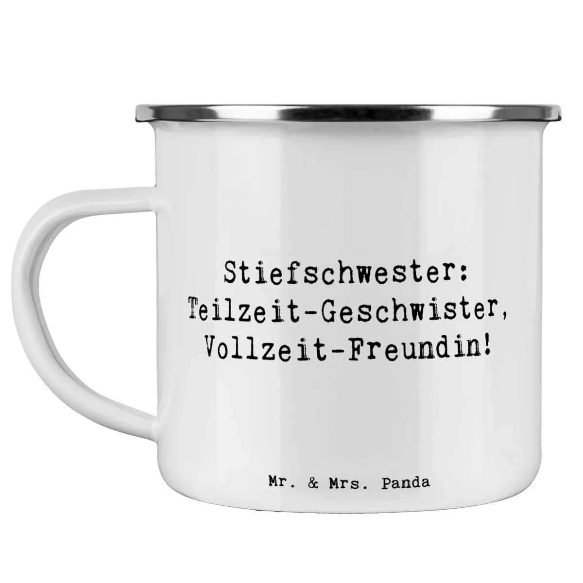 Camping Emaille Tasse Spruch Stiefschwester Freundin wandertasse, Outdoor Tasse, Reisebecher, Blechtasse, Emaille Tasse, Teebecher, Campingtasse, outdoortasse, wanderbecher, becher emaille, blechbecher, Motivtasse, Campingbecher, Kaffeepott, Outdoor Becher, emaillebecher, Pott, Tasse Emaille, Emailletasse, Haferl, metallbecher, reisetasse, Teetasse, Emaille Becher, Muttertag, Vatertag, Mama, Papa, Oma, Opa, Familie, Schwester, Bruder