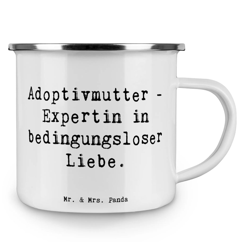 Camping Emaille Tasse Spruch Adoptivmutter Expertin Reisebecher, Kaffeetasse, Tasse, Becher, Pott, Teebecher, Trinkbecher, Emaille Tasse, becher emaille, Metalltasse, reisetasse, emaillebecher, Campingbecher, Emaille Becher, Tasse Emaille, Campingtasse, Kaffeebecher, wandertasse, wanderbecher, blechbecher, Blechtasse, Emailletasse, Teetasse, metallbecher, Muttertag, Vatertag, Mama, Papa, Oma, Opa, Familie, Schwester, Bruder