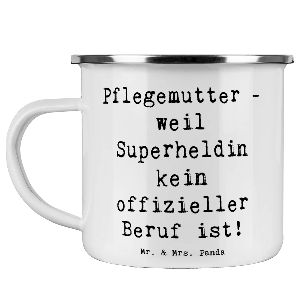 Camping Emaille Tasse Spruch Pflegemutter Superheldin Pott, Blechtasse, Kaffeetasse, Tasse Emaille, metallbecher, Tasse, Kaffeebecher, Campingbecher, Trinkbecher, Becher, Teebecher, Reisebecher, becher emaille, Emailletasse, blechbecher, Emaille Becher, reisetasse, Campingtasse, Teetasse, wandertasse, wanderbecher, Emaille Tasse, emaillebecher, Metalltasse, Muttertag, Vatertag, Mama, Papa, Oma, Opa, Familie, Schwester, Bruder