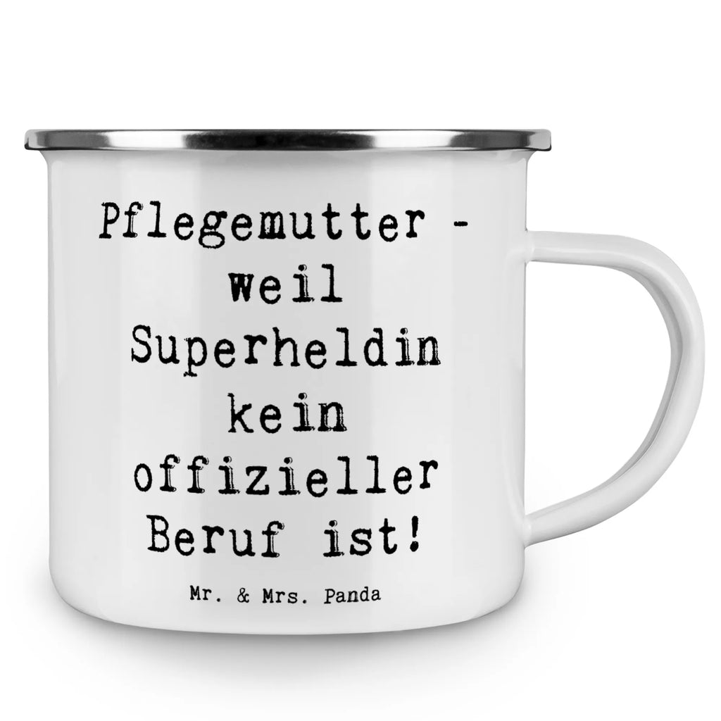 Camping Emaille Tasse Spruch Pflegemutter Superheldin Pott, Blechtasse, Kaffeetasse, Tasse Emaille, metallbecher, Tasse, Kaffeebecher, Campingbecher, Trinkbecher, Becher, Teebecher, Reisebecher, becher emaille, Emailletasse, blechbecher, Emaille Becher, reisetasse, Campingtasse, Teetasse, wandertasse, wanderbecher, Emaille Tasse, emaillebecher, Metalltasse, Muttertag, Vatertag, Mama, Papa, Oma, Opa, Familie, Schwester, Bruder