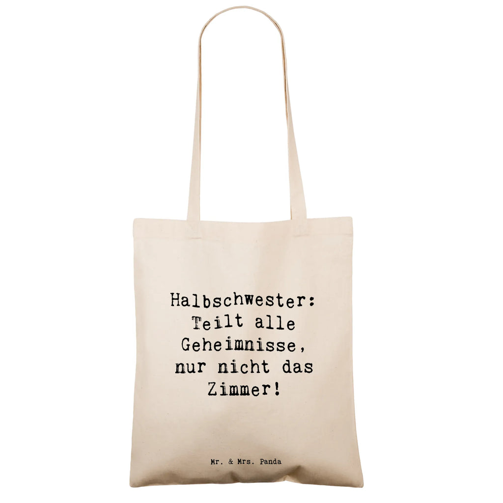Tragetasche Spruch Halbschwester Geheimnisse Beuteltasche, Beutel, Einkaufstasche, Jutebeutel, Stoffbeutel, Tasche, Shopper, Umhängetasche, Strandtasche, Schultertasche, Stofftasche, Tragetasche, Badetasche, Jutetasche, Einkaufstüte, Laptoptasche, Familie, Vatertag, Muttertag, Bruder, Schwester, Mama, Papa, Oma, Opa