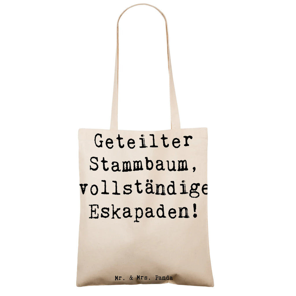 Tote bag Saying Geteilter Stammbaum, vollständige Eskapaden! Beuteltasche, Beutel, Einkaufstasche, Jutebeutel, Stoffbeutel, Tasche, Shopper, Umhängetasche, Strandtasche, Schultertasche, Stofftasche, Tragetasche, Badetasche, Jutetasche, Einkaufstüte, Laptoptasche, Familie, Vatertag, Muttertag, Bruder, Schwester, Mama, Papa, Oma, Opa