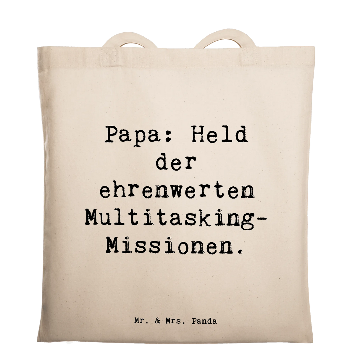 Torba Powiedzenie Papa: Held der ehrenwerten Multitasking-Missionen. Rodzina, Dzień Ojca, Dzień Matki, brat, siostra, tata, babcia, dziadek