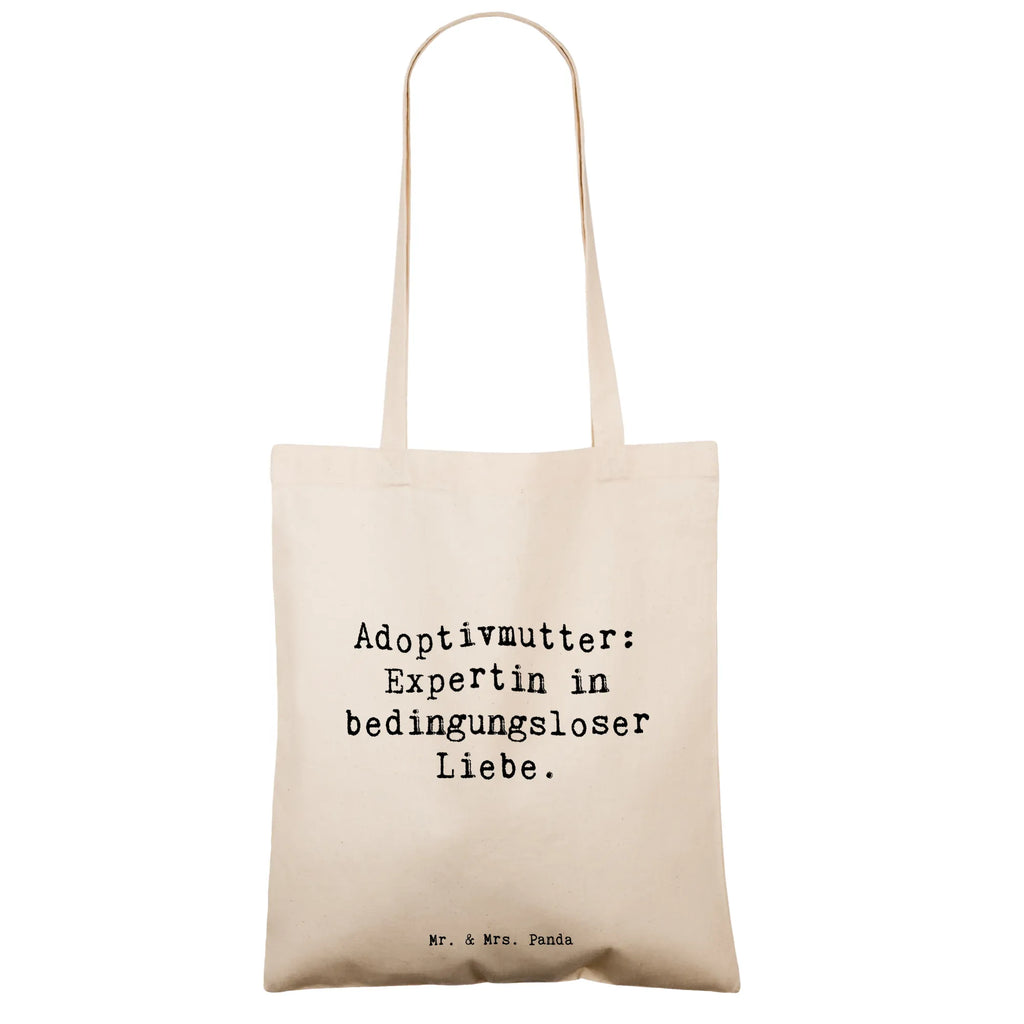 Tote bag Saying Adoptivmutter: Expertin in bedingungsloser Liebe. Beuteltasche, Beutel, Einkaufstasche, Jutebeutel, Stoffbeutel, Tasche, Shopper, Umhängetasche, Strandtasche, Schultertasche, Stofftasche, Tragetasche, Badetasche, Jutetasche, Einkaufstüte, Laptoptasche, Familie, Vatertag, Muttertag, Bruder, Schwester, Mama, Papa, Oma, Opa
