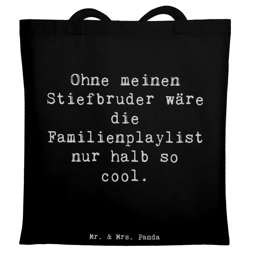 Tragetasche Spruch Cooler Stiefbruder Beuteltasche, Beutel, Einkaufstasche, Jutebeutel, Stoffbeutel, Tasche, Shopper, Umhängetasche, Strandtasche, Schultertasche, Stofftasche, Tragetasche, Badetasche, Jutetasche, Einkaufstüte, Laptoptasche, Familie, Vatertag, Muttertag, Bruder, Schwester, Mama, Papa, Oma, Opa