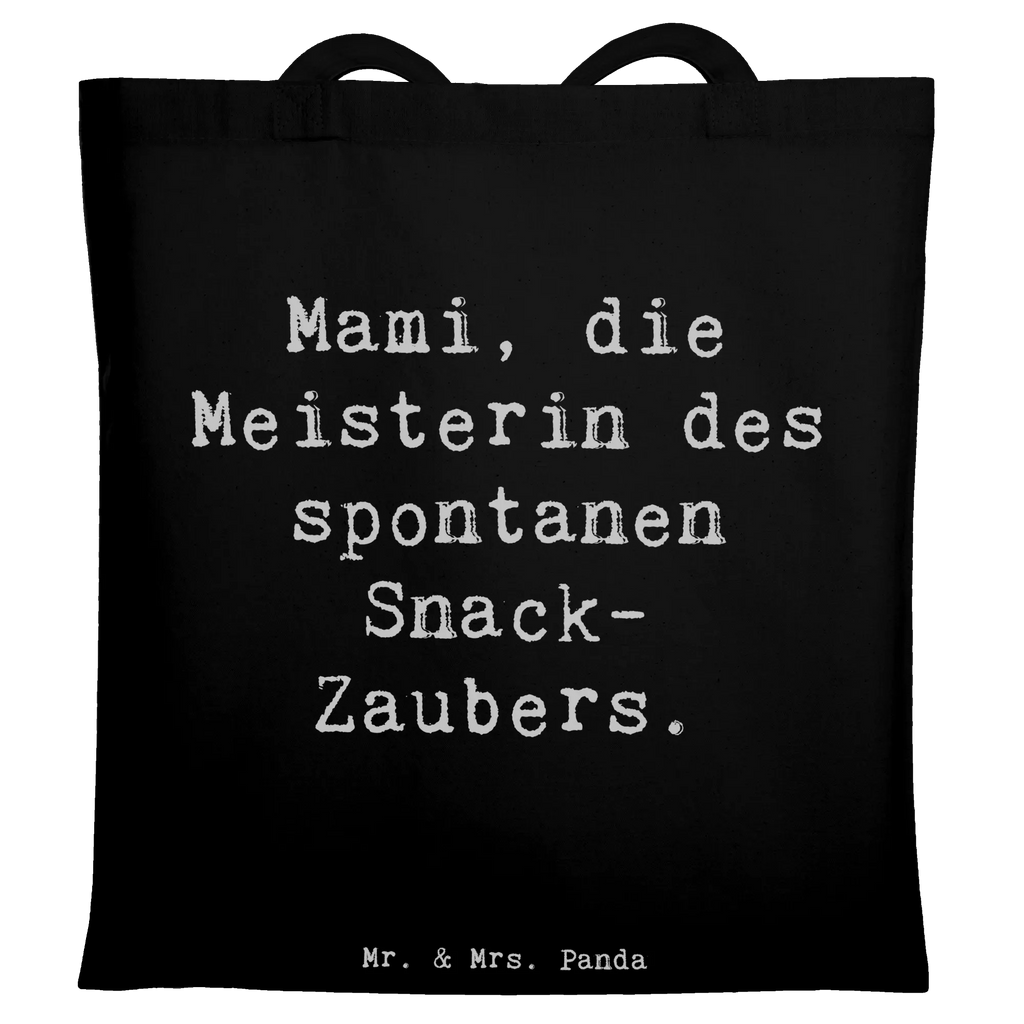 Tragetasche Spruch Mami Snack-Zauber Beuteltasche, Beutel, Einkaufstasche, Jutebeutel, Stoffbeutel, Tasche, Shopper, Umhängetasche, Strandtasche, Schultertasche, Stofftasche, Tragetasche, Badetasche, Jutetasche, Einkaufstüte, Laptoptasche, Familie, Vatertag, Muttertag, Bruder, Schwester, Mama, Papa, Oma, Opa