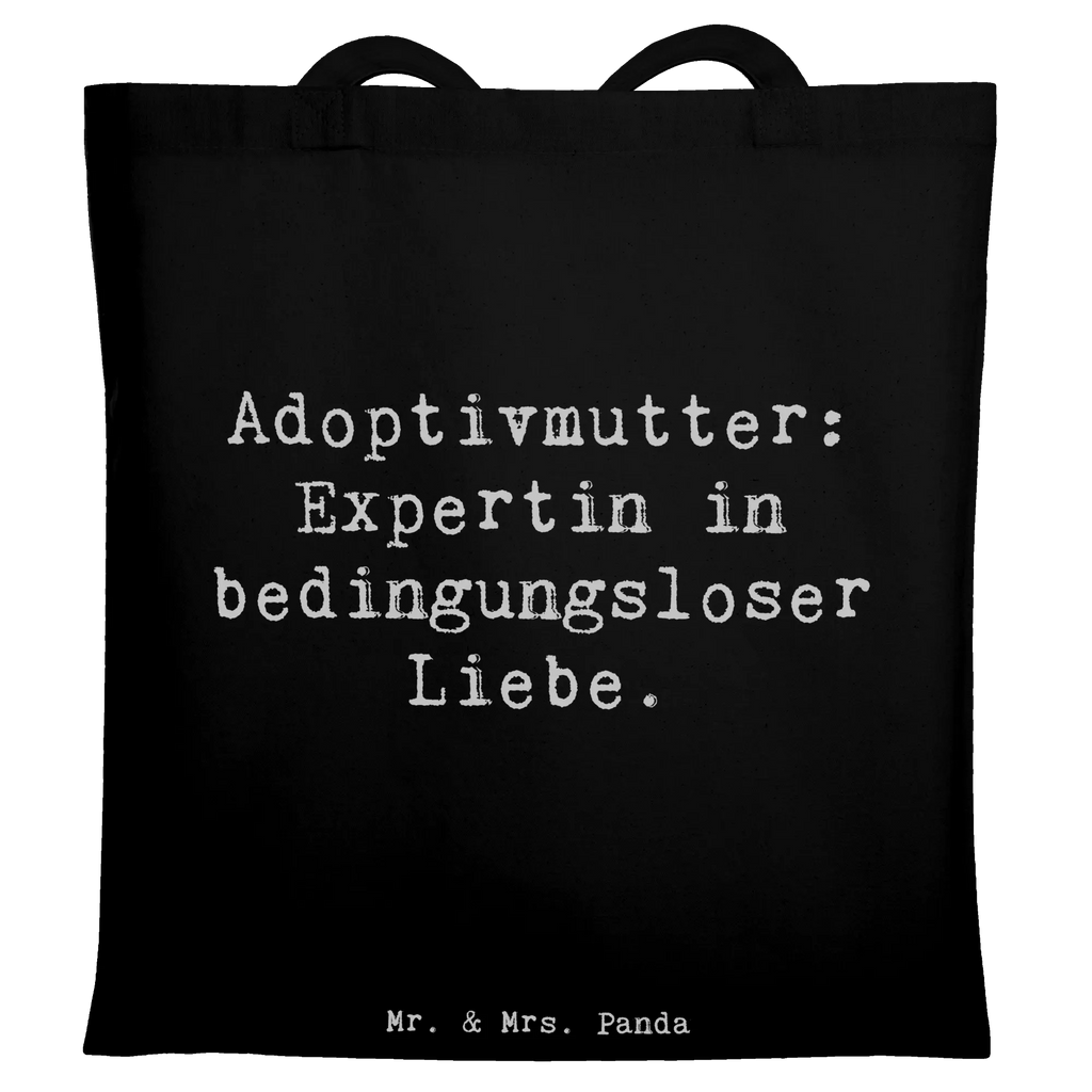Tote bag Saying Adoptivmutter: Expertin in bedingungsloser Liebe. Beuteltasche, Beutel, Einkaufstasche, Jutebeutel, Stoffbeutel, Tasche, Shopper, Umhängetasche, Strandtasche, Schultertasche, Stofftasche, Tragetasche, Badetasche, Jutetasche, Einkaufstüte, Laptoptasche, Familie, Vatertag, Muttertag, Bruder, Schwester, Mama, Papa, Oma, Opa