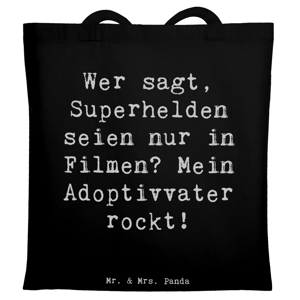 Tragetasche Spruch Adoptivvater Superheld Beuteltasche, Beutel, Einkaufstasche, Jutebeutel, Stoffbeutel, Tasche, Shopper, Umhängetasche, Strandtasche, Schultertasche, Stofftasche, Tragetasche, Badetasche, Jutetasche, Einkaufstüte, Laptoptasche, Familie, Vatertag, Muttertag, Bruder, Schwester, Mama, Papa, Oma, Opa