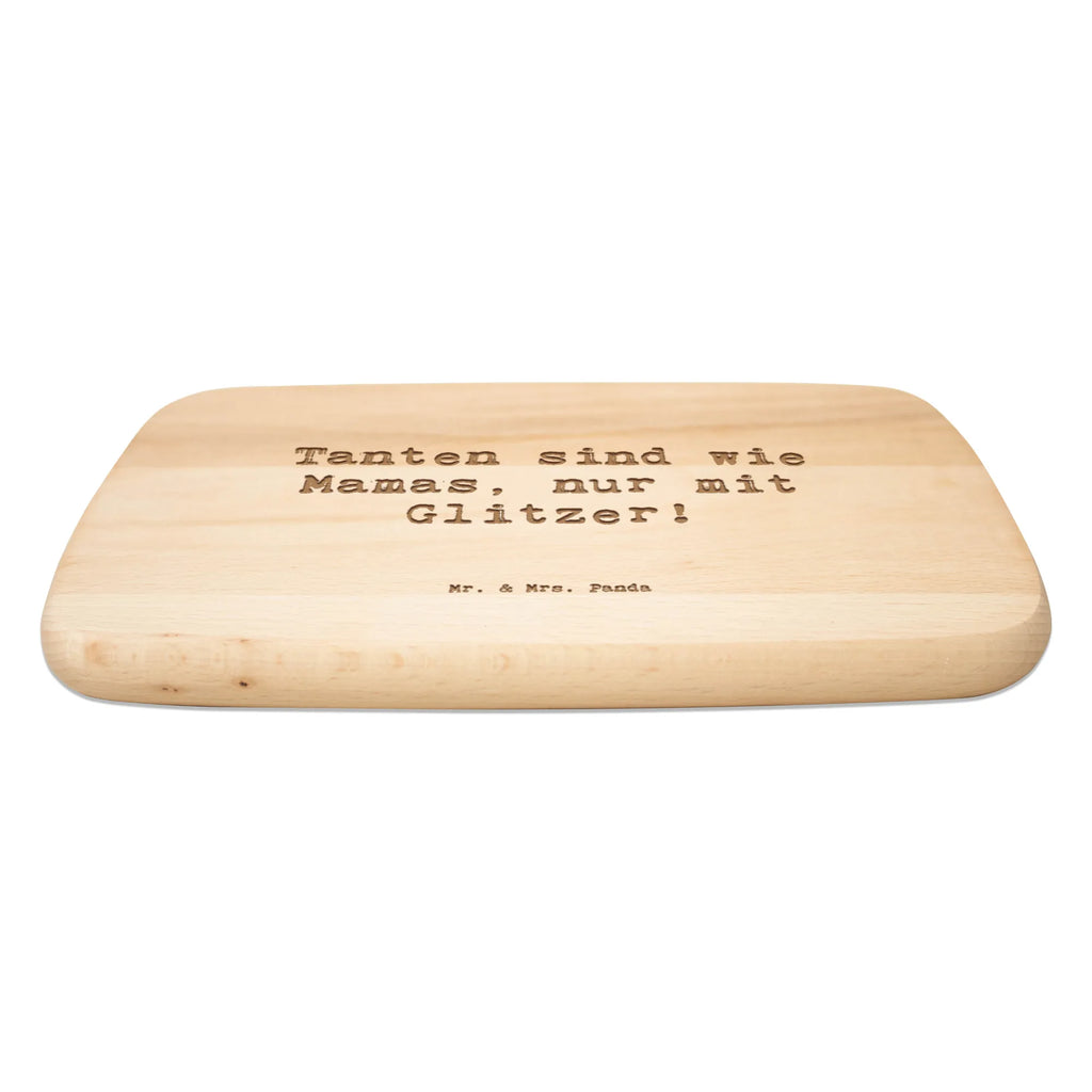 Serving board Saying Tanten sind wie Mamas, nur mit Glitzer! cutting board, breakfast board, Board, Family, Father's Day, Mother's Day, brother, sister, Mom, Dad