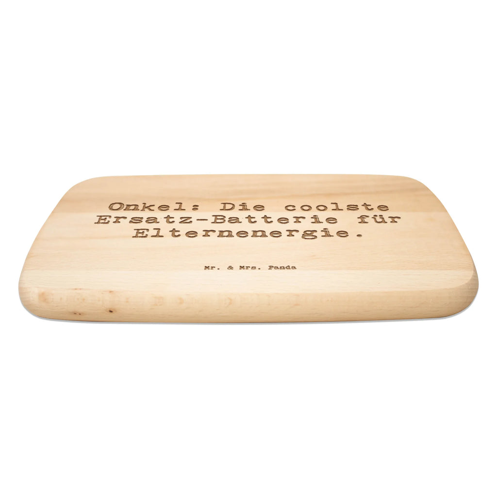 Serving board Saying Onkel: Die coolste Ersatz-Batterie für Elternenergie. cutting board, Board, breakfast board, Family, Father's Day, Mother's Day, brother, sister, Mom, Dad