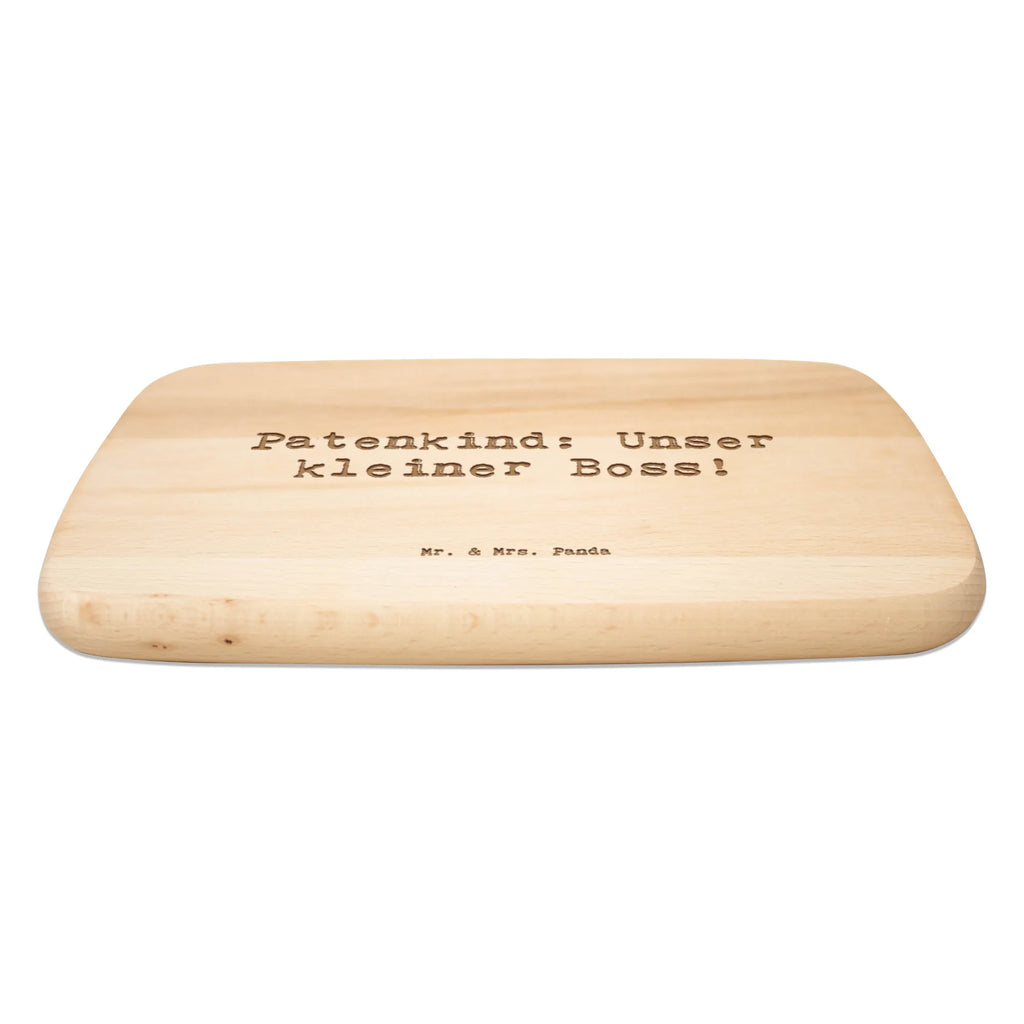 Serving board Saying Patenkind: Unser kleiner Boss! breakfast board, cutting board, Board, Family, Father's Day, Mother's Day, brother, sister, Mom, Dad