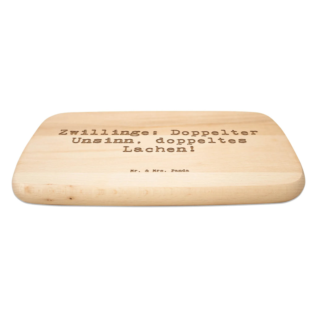 Serving board Saying Zwillinge: Doppelter Unsinn, doppeltes Lachen! breakfast board, cutting board, Board, Family, Father's Day, Mother's Day, brother, sister, Mom, Dad