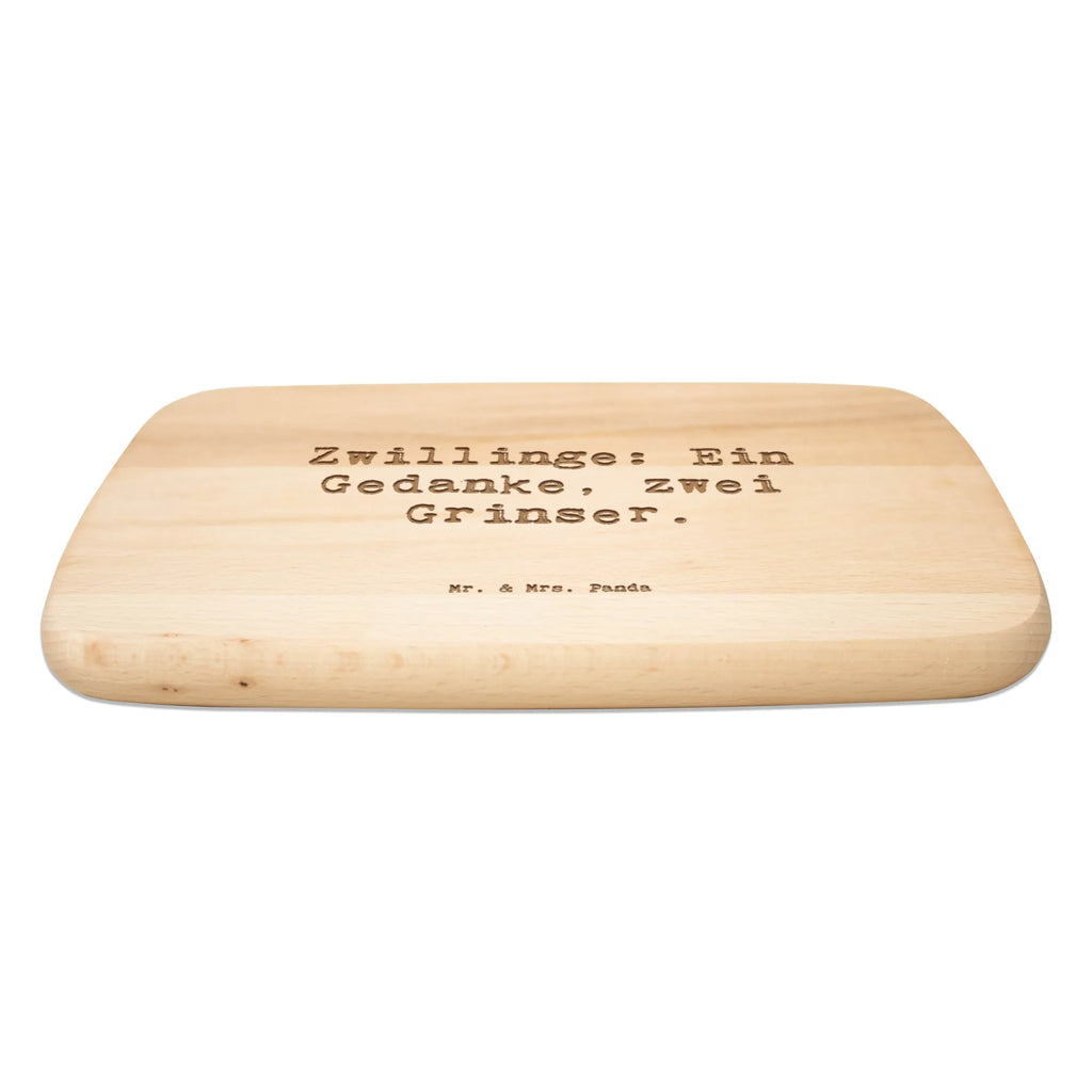 Serving board Saying Zwillinge: Ein Gedanke, zwei Grinser. cutting board, Board, breakfast board, Family, Father's Day, Mother's Day, brother, sister, Mom, Dad
