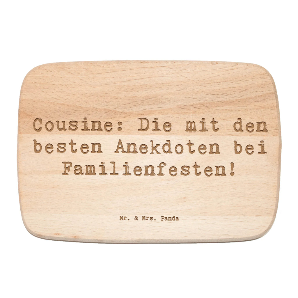 Frühstücksbrett Spruch Cousine Anekdoten Frühstücksbrett, Frühstücksbrettchen, Schneidebrett Holz, Schneidebrett, Küchenbrett, Holzbrett, Familie, Vatertag, Muttertag, Bruder, Schwester, Mama, Papa, Oma, Opa
