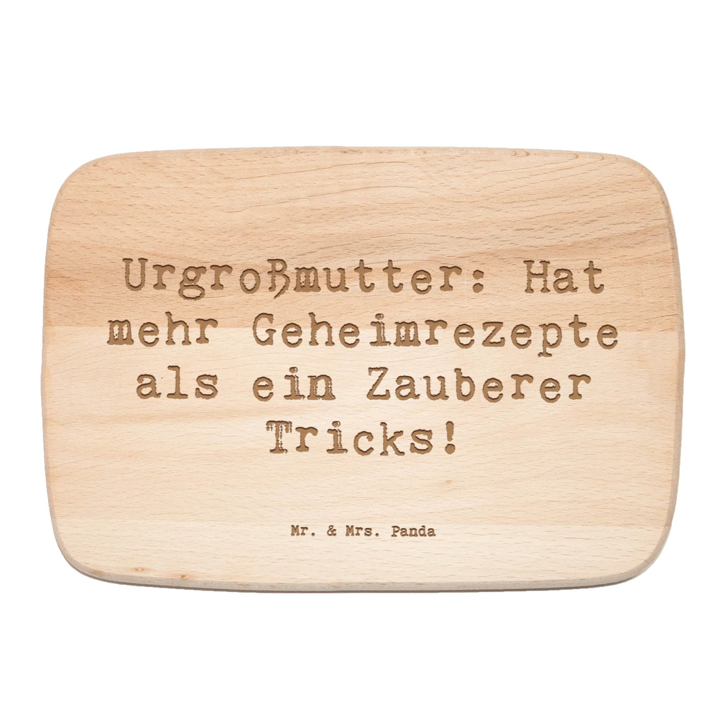 Śniadaniowa deska Przysłowie Urgroßmutter: Hat mehr Geheimrezepte als ein Zauberer Tricks! Rodzina, Dzień Ojca, Dzień Matki, brat, siostra, mama, tata, babcia, dziadek