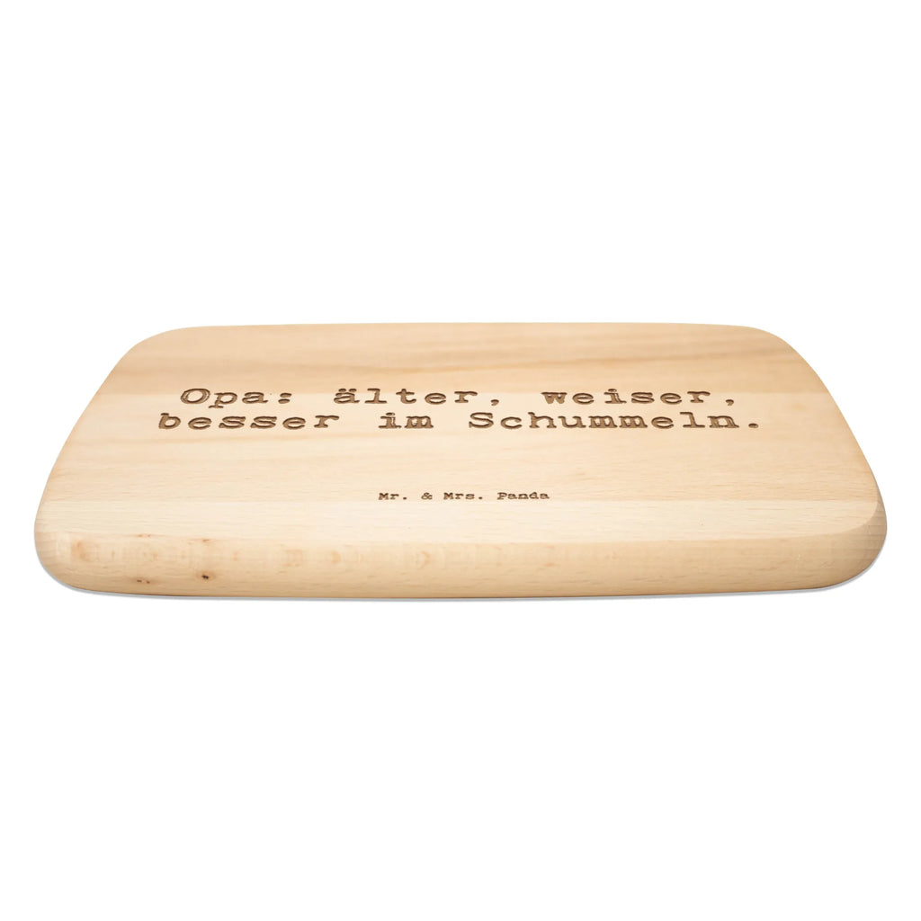 Śniadaniowa deska Przysłowie Opa: älter, weiser, besser im Schummeln. Rodzina, Dzień Ojca, Dzień Matki, brat, siostra, mama, tata, babcia, dziadek