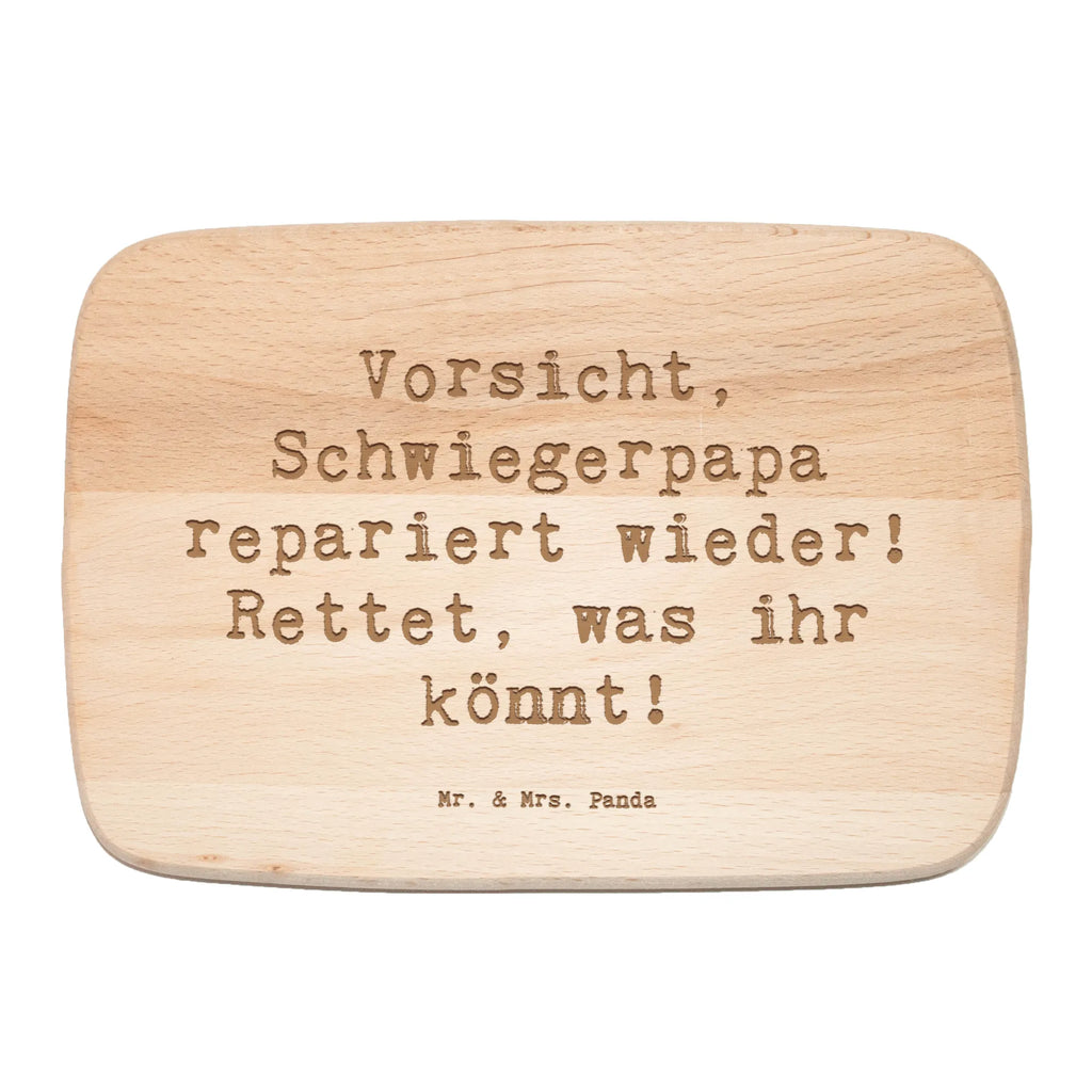Holzbrett Spruch Schwiegerpapa Repariert Holzbrett, Küchenbrett, Frühstücksbrettchen, Schneidebrett, Schneidebrett Holz, Frühstücksbrett, Familie, Vatertag, Muttertag, Bruder, Schwester, Mama, Papa, Oma, Opa