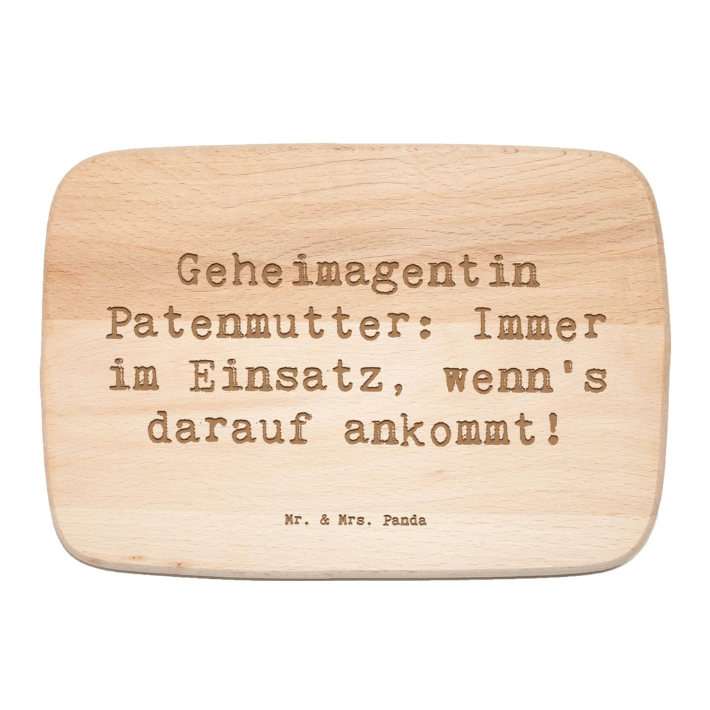 Holzbrett Spruch Geheimagentin Patenmutter Schneidebrett Holz, Küchenbrett, Frühstücksbrett, Frühstücksbrettchen, Holzbrett, Schneidebrett, Familie, Vatertag, Muttertag, Bruder, Schwester, Mama, Papa, Oma, Opa