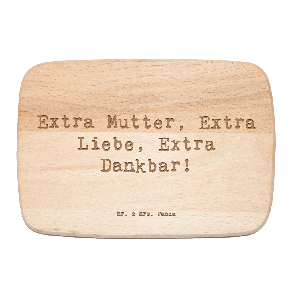 Serving board Saying Extra Mutter, Extra Liebe, Extra Dankbar! cutting board, breakfast board, Board, Family, Father's Day, Mother's Day, brother, sister, Mom, Dad