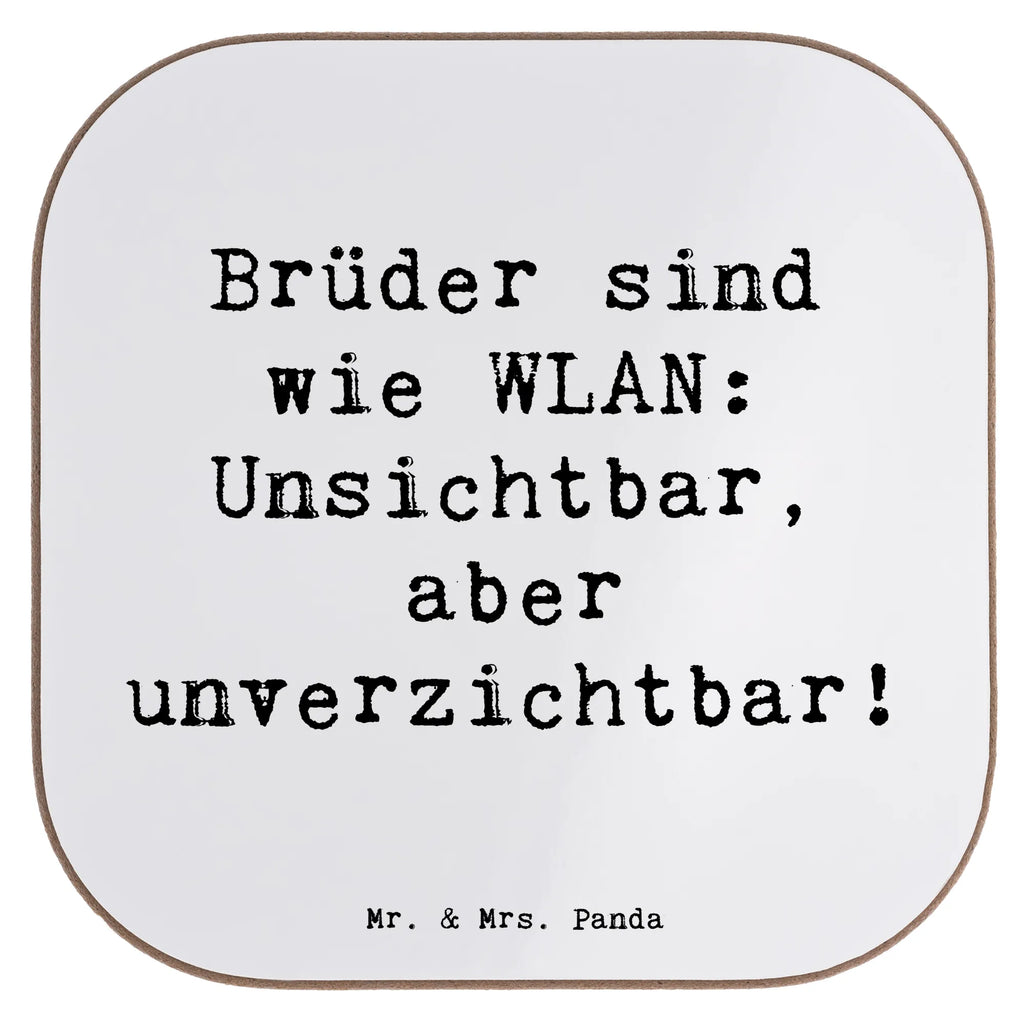Personalisierter Untersetzer Spruch Brüder sind wie WLAN: Unsichtbar, aber unverzichtbar! Bedrucken, PErsonalisierte Bierdeckel, Personalisiert Getränkeuntersetzer, Untersetzer mit Namen, Namensaufdruck, Personalisierte Glasuntersetzer, Peronalisierte Untersetzer Gläser, Personalisieren, Personalisierte Untersetzer, Familie, Vatertag, Muttertag, Bruder, Schwester, Mama, Papa, Oma, Opa