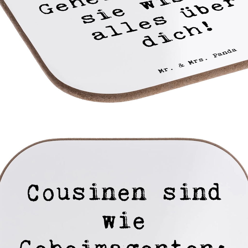 Personalised coaster Cousinen sind wie Geheimagenten: sie wissen alles über dich! PErsonalisierte Bierdeckel, Namensaufdruck, Personalisierte Untersetzer, Personalisieren, Personalisierte Glasuntersetzer, Peronalisierte Untersetzer Gläser, Bedrucken, Personalisiert Getränkeuntersetzer, Untersetzer mit Namen, Familie, Vatertag, Muttertag, Bruder, Schwester, Mama, Papa, Oma, Opa
