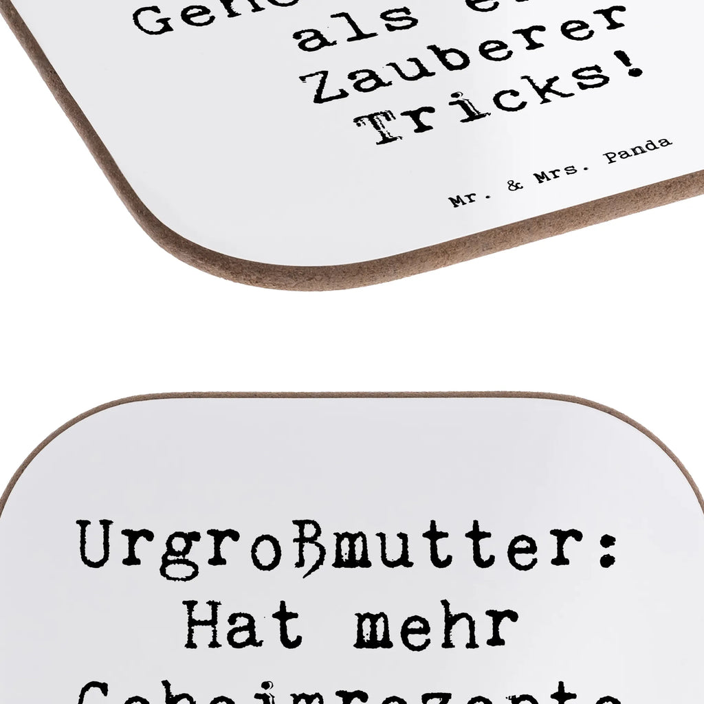 Personalised coaster Urgroßmutter: Hat mehr Geheimrezepte als ein Zauberer Tricks! Personalisierte Untersetzer, PErsonalisierte Bierdeckel, Peronalisierte Untersetzer Gläser, Namensaufdruck, Untersetzer mit Namen, Bedrucken, Personalisiert Getränkeuntersetzer, Personalisierte Glasuntersetzer, Personalisieren, Familie, Vatertag, Muttertag, Bruder, Schwester, Mama, Papa, Oma, Opa
