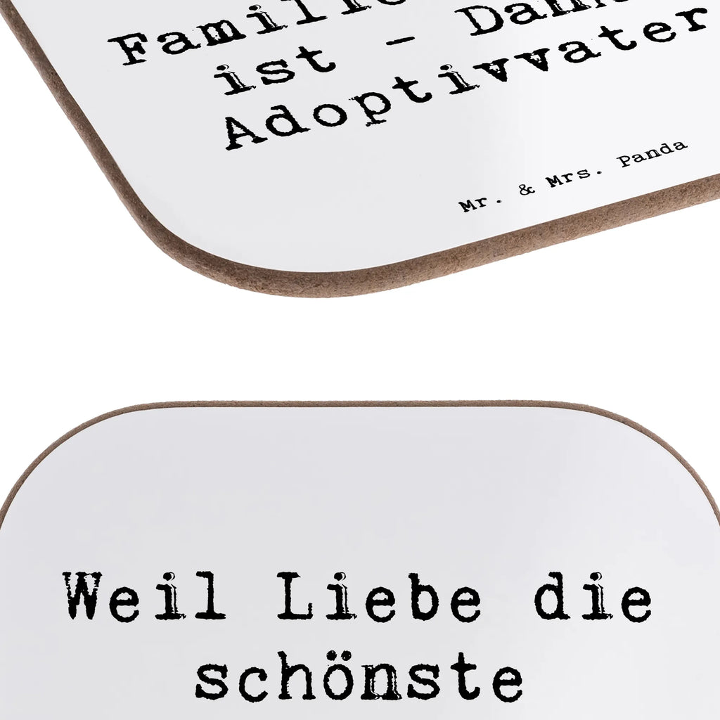Square coaster Saying Weil Liebe die schönste Familienbindung ist - Danke, Adoptivvater! Untersetzer, Bierdeckel, Glasuntersetzer, Untersetzer Gläser, Getränkeuntersetzer, Untersetzer aus Holz, Untersetzer für Gläser, Korkuntersetzer, Untersetzer Holz, Holzuntersetzer, Tassen Untersetzer, Untersetzer Design, Familie, Vatertag, Muttertag, Bruder, Schwester, Mama, Papa, Oma, Opa