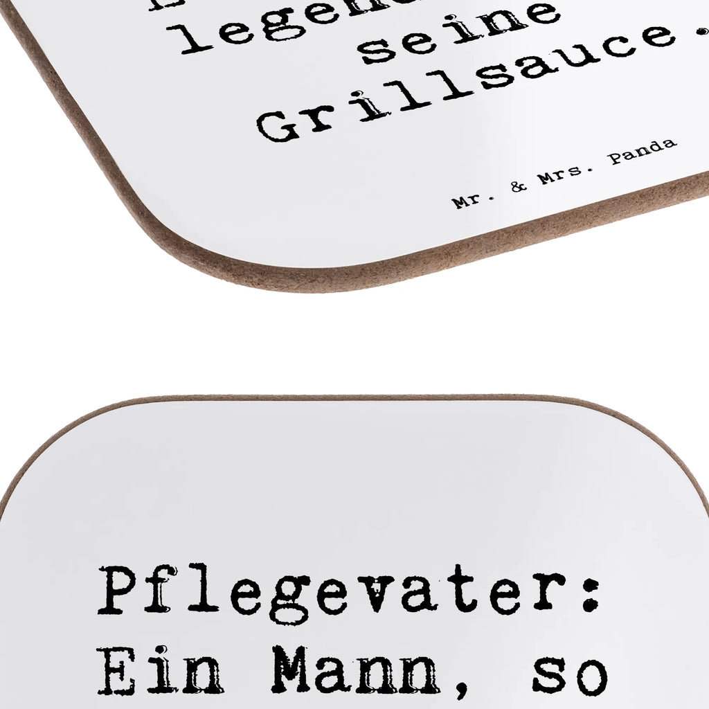 Square coaster Saying Pflegevater: Ein Mann, so legendär wie seine Grillsauce. Untersetzer, Bierdeckel, Glasuntersetzer, Untersetzer Gläser, Getränkeuntersetzer, Untersetzer aus Holz, Untersetzer für Gläser, Korkuntersetzer, Untersetzer Holz, Holzuntersetzer, Tassen Untersetzer, Untersetzer Design, Familie, Vatertag, Muttertag, Bruder, Schwester, Mama, Papa, Oma, Opa