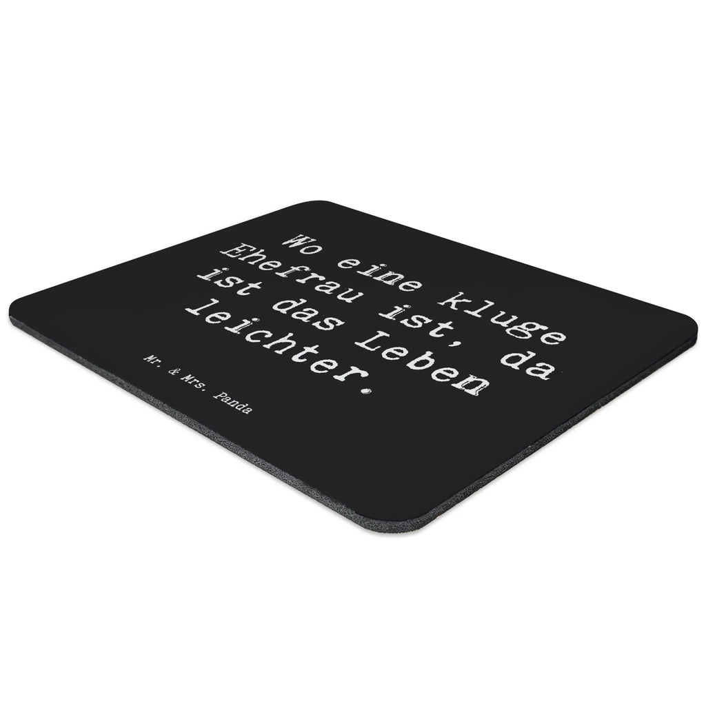 Mouse mat Saying Wo eine kluge Ehefrau ist, da ist das Leben leichter. Mousepad, Computer zubehör, Büroausstattung, PC Zubehör, Arbeitszimmer, Mauspad, Einzigartiges Mauspad, Designer Mauspad, Mausunterlage, Mauspad Büro, Familie, Vatertag, Muttertag, Bruder, Schwester, Mama, Papa, Oma, Opa