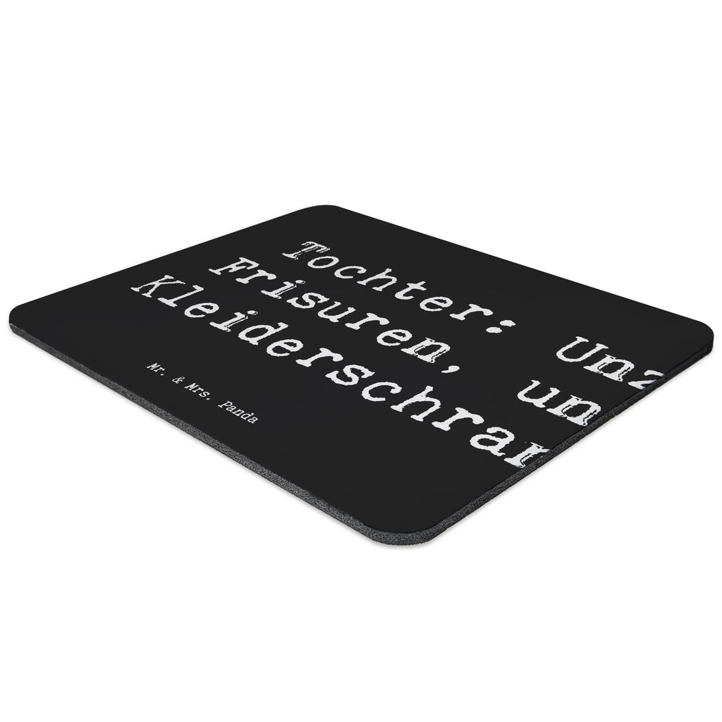 Mouse mat Saying Tochter: Unzählbare Frisuren, unendliche Kleiderschrankkrisen! Mousepad, Computer zubehör, Büroausstattung, PC Zubehör, Arbeitszimmer, Mauspad, Einzigartiges Mauspad, Designer Mauspad, Mausunterlage, Mauspad Büro, Familie, Vatertag, Muttertag, Bruder, Schwester, Mama, Papa, Oma, Opa
