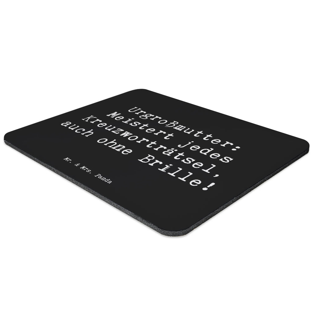Mouse mat Saying Urgroßmutter: Meistert jedes Kreuzworträtsel, auch ohne Brille! Mousepad, Computer zubehör, Büroausstattung, PC Zubehör, Arbeitszimmer, Mauspad, Einzigartiges Mauspad, Designer Mauspad, Mausunterlage, Mauspad Büro, Familie, Vatertag, Muttertag, Bruder, Schwester, Mama, Papa, Oma, Opa