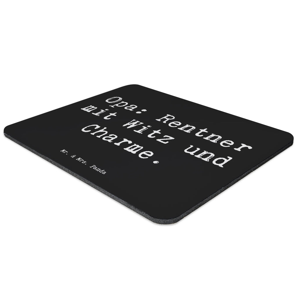Mouse mat Saying Opa: Rentner mit Witz und Charme. Mousepad, Computer zubehör, Büroausstattung, PC Zubehör, Arbeitszimmer, Mauspad, Einzigartiges Mauspad, Designer Mauspad, Mausunterlage, Mauspad Büro, Familie, Vatertag, Muttertag, Bruder, Schwester, Mama, Papa, Oma, Opa