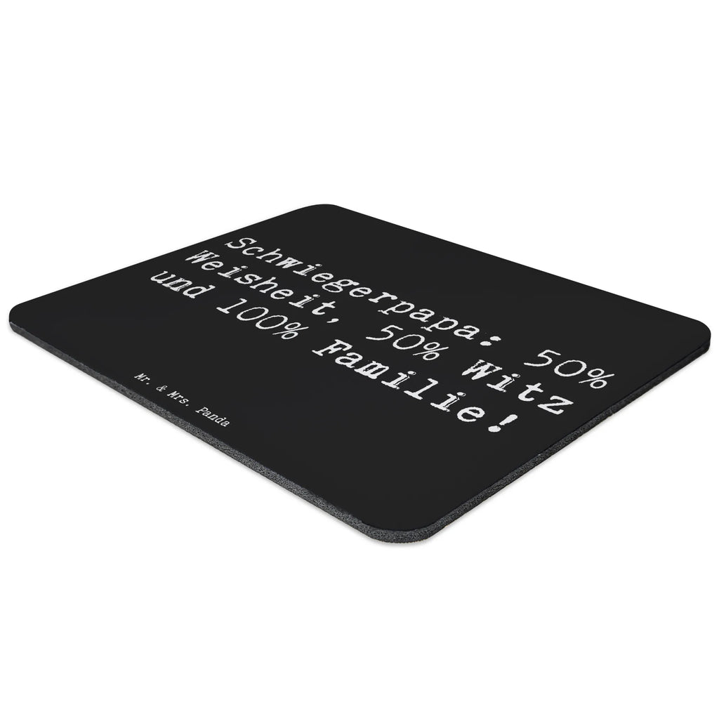 Mouse mat Saying Schwiegerpapa: 50% Weisheit, 50% Witz und 100% Familie! Arbeitszimmer, PC Zubehör, Mausunterlage, Designer Mauspad, Mousepad, Büroausstattung, Mauspad Büro, Einzigartiges Mauspad, Mauspad, Computer zubehör, Familie, Vatertag, Muttertag, Bruder, Schwester, Mama, Papa, Oma, Opa
