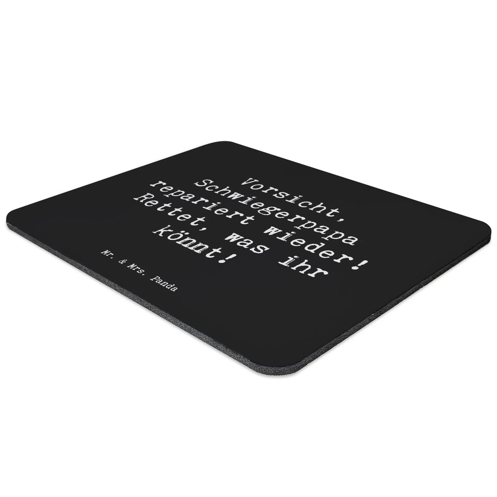 Mouse mat Saying Vorsicht, Schwiegerpapa repariert wieder! Rettet, was ihr könnt! Mousepad, Computer zubehör, Büroausstattung, PC Zubehör, Arbeitszimmer, Mauspad, Einzigartiges Mauspad, Designer Mauspad, Mausunterlage, Mauspad Büro, Familie, Vatertag, Muttertag, Bruder, Schwester, Mama, Papa, Oma, Opa