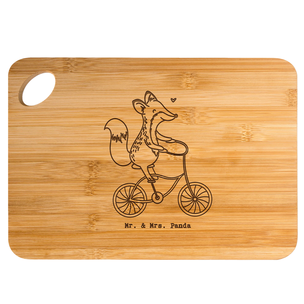 Bambus - deska do krojenia Lis Jazda na rowerze Frühstücksbrett, Hackbrett, Holzbrettchen, Brett, Servierbrett, Küchenbrett, Schneidebrett, Holzbrett, Geschenk, Sport, Sportart, Hobby, Schenken, Danke, Dankeschön, Auszeichnung, Gewinn, Sportler, Trekking, Mountainbiking, Radsport, Fahrrad fahren, Radeln