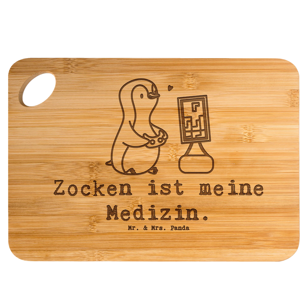 Bamboo chopping board penguin Gamble Gift, giving, thank you, award, profit, athlete, Gambling, video games
