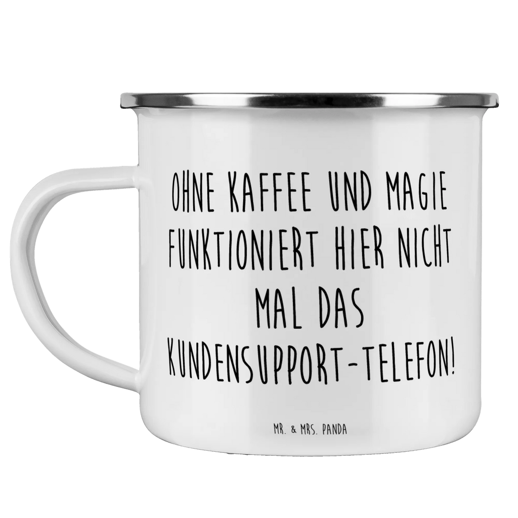 Enamel camping mug Saying Ohne Kaffee und Magie funktioniert hier nicht mal das Kundensupport-Telefon! Emaille Tasse, Campingbecher, Metalltasse, Emailletasse, Trinkbecher, Metalltasse für Camping, Campingtassen, Outdoor Tasse, Emaille Tassen, Emaille Tasse Camping, Blechtasse Outdoor, Emaille Becher, Emaille Trinkbecher, Blechtassen, Camping Becher, Metall Tasse, Camping Tasse Metall, Camping Becher Edelstahl, Emaille Campingbecher, Tasse Camping, Kaffee Blechtasse, Emaille Becher Camping, Camping Tassen, Outdoor Becher, Tasse Emaille, Edelstahl Trinkbecher, Campingtasse, Camping Tasse Emaille, Blechtasse, Camping Tassen Emaille, Beruf, Ausbildung, Jubiläum, Abschied, Rente, Kollege, Kollegin, Geschenk, Schenken, Arbeitskollege, Mitarbeiter, Firma, Danke, Dankeschön