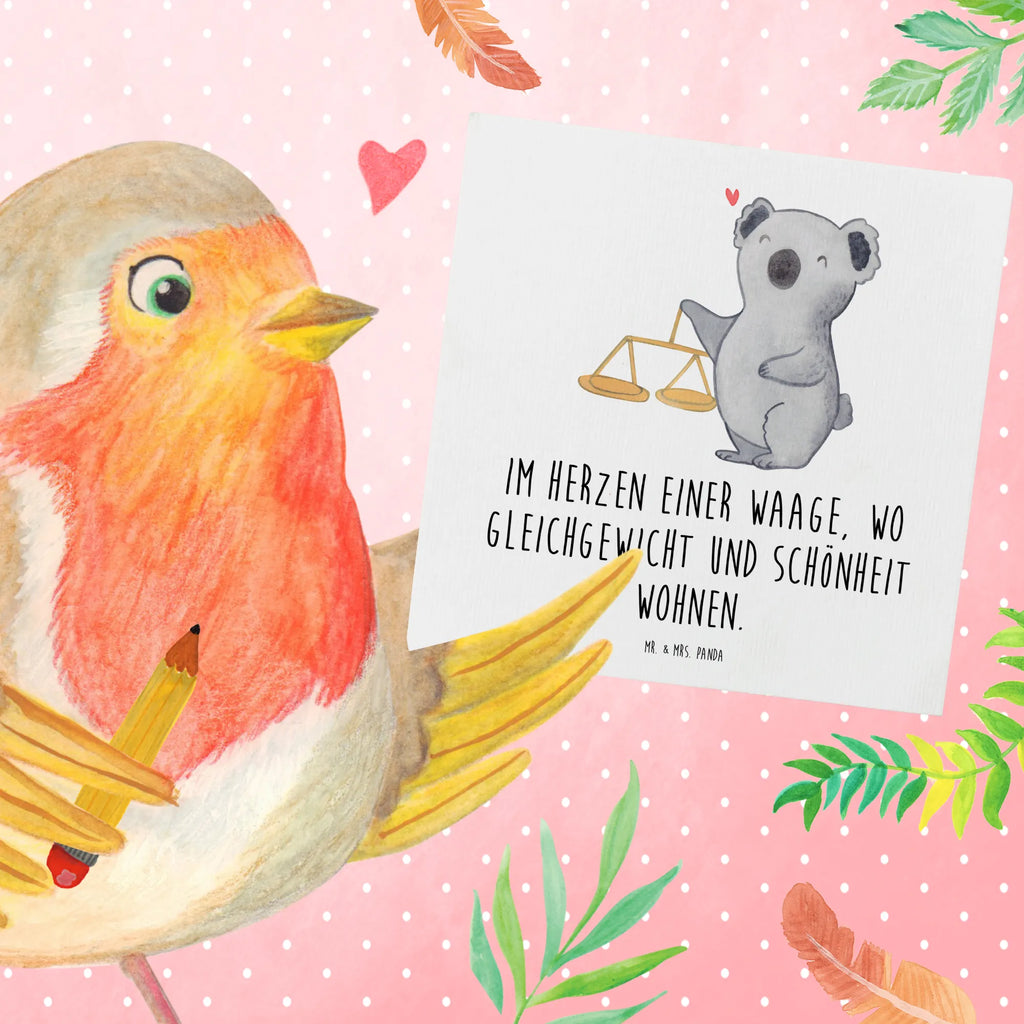 Deluxe Card Scale Astrology Grußkarte, Karte, Hochwertige Klappkarte, Geburtstagskarte, Glückwunschkarte, Einladungskarte, Hochwertige Grußkarte, Klappkarte, Hochzeitskarte, Tierkreiszeichen, Sternzeichen, Horoskop, Astrologie, Aszendent, Waage, Geschenk zum Geburtstag, Geschenk, Geburtstagsgeschenk