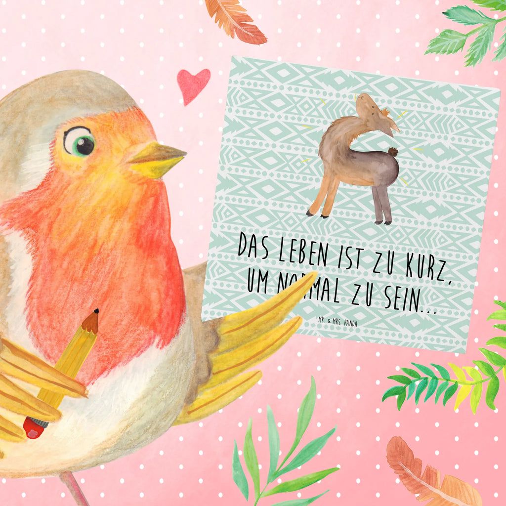 Deluxe Karte Lama Stolz doppelkarte, Glückwunschkarte, faltkarte, Klappkarte, anlasskarte, Grußkarte, Lama, Alpaka, Kumpel, Family, Außenseiter, Freundin, Hippie, Lamas, Beste Freundin, Anders, Neustart, Familie, Stolz, Freundinnen