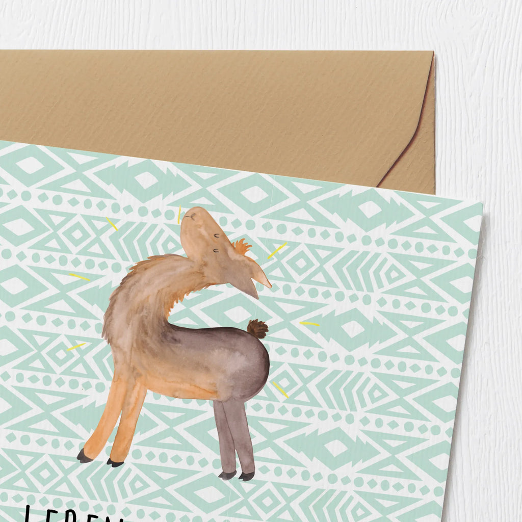 Deluxe Karte Lama Stolz doppelkarte, Glückwunschkarte, faltkarte, Klappkarte, anlasskarte, Grußkarte, Lama, Alpaka, Kumpel, Family, Außenseiter, Freundin, Hippie, Lamas, Beste Freundin, Anders, Neustart, Familie, Stolz, Freundinnen