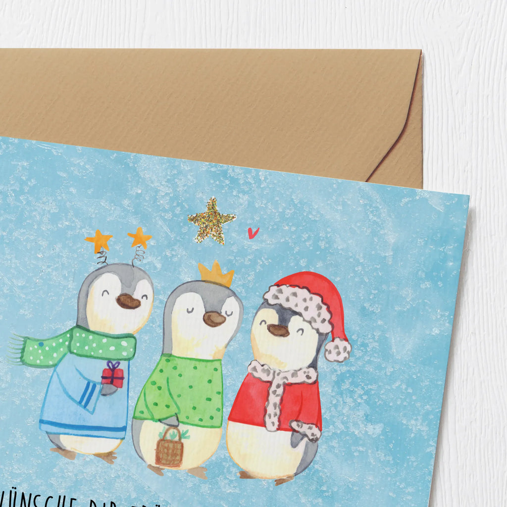 Deluxe Card wintertime Holy Three Kings Klappkarte, Grußkarte, Glückwunschkarte, anlasskarte, doppelkarte, faltkarte, Wintermotiv, Heiligabend, Advent, Nikolaus, Weihnachtsdeko, Weihnachten, Winter, Weihnachtsmann, Weihnachtstage, Heilige Drei Könige, Weihnachtszeit