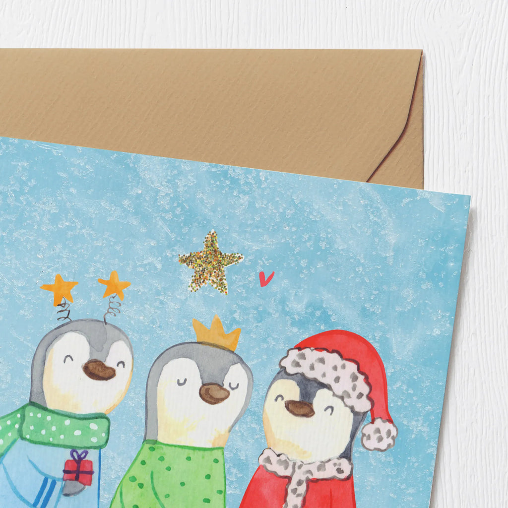 Deluxe Card wintertime Holy Three Kings Klappkarte, Grußkarte, Glückwunschkarte, anlasskarte, doppelkarte, faltkarte, Wintermotiv, Heiligabend, Advent, Nikolaus, Weihnachtsdeko, Weihnachten, Winter, Weihnachtsmann, Weihnachtstage, Heilige Drei Könige, Weihnachtszeit