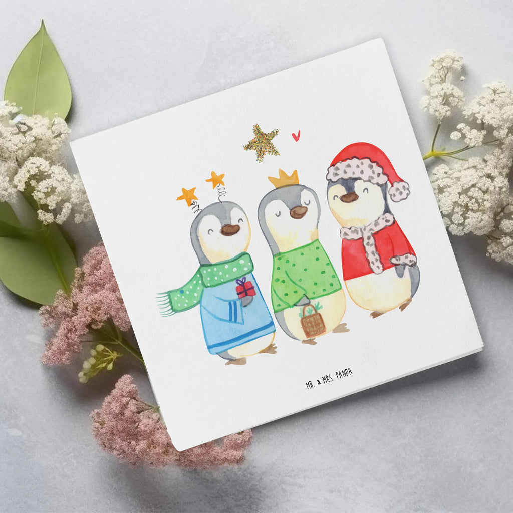 Deluxe Card wintertime Holy Three Kings Klappkarte, Grußkarte, Glückwunschkarte, anlasskarte, doppelkarte, faltkarte, Wintermotiv, Heiligabend, Advent, Nikolaus, Weihnachtsdeko, Weihnachten, Winter, Weihnachtsmann, Weihnachtstage, Heilige Drei Könige, Weihnachtszeit