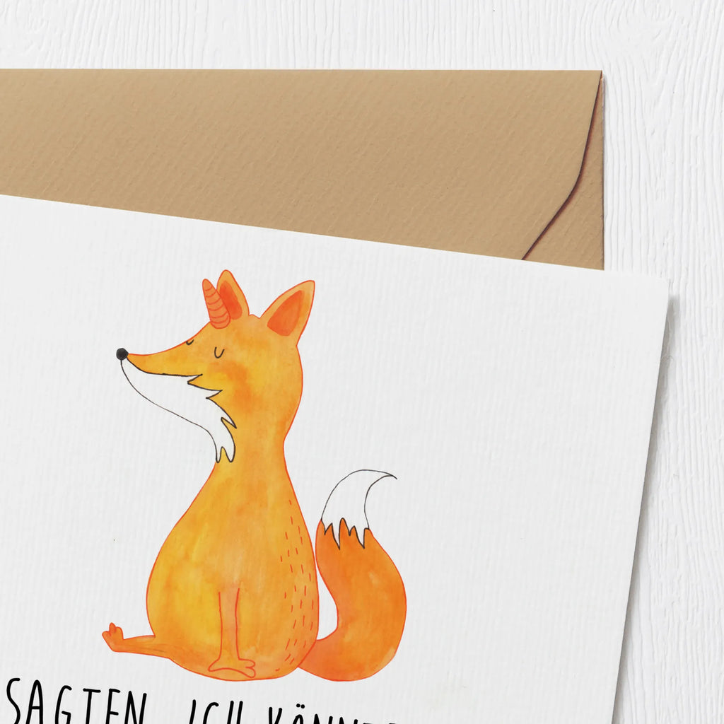 Deluxe Card unicorn Wish Hochwertige Grußkarte, Karte, Glückwunschkarte, Grußkarte, Geburtstagskarte, Klappkarte, Hochwertige Klappkarte, Einladungskarte, Hochzeitskarte, Einhorn, Einhörner, Einhorn Deko, Unicorn, Foxycorn, Fuchs, Unicorns, Füchse, Fuchshorn, Fuchshörnchen