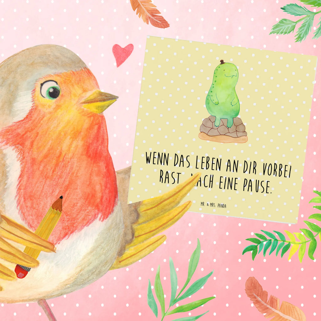 Deluxe Card tortoise Break Hochwertige Grußkarte, Hochwertige Klappkarte, Klappkarte, Geburtstagskarte, Grußkarte, Karte, Glückwunschkarte, Einladungskarte, Hochzeitskarte, Schildkröte, achtsam, Achtsamkeit, Entschleunigen