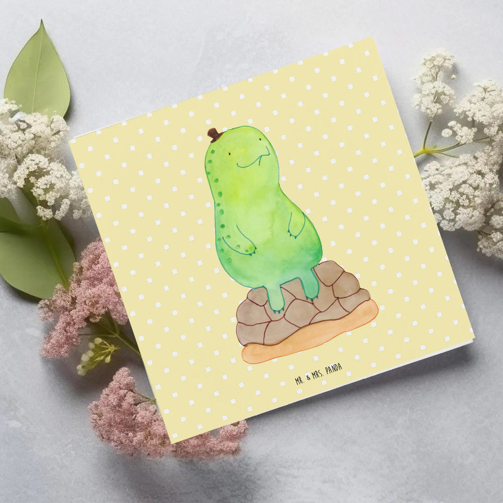 Deluxe Card tortoise Break Hochwertige Grußkarte, Hochwertige Klappkarte, Klappkarte, Geburtstagskarte, Grußkarte, Karte, Glückwunschkarte, Einladungskarte, Hochzeitskarte, Schildkröte, achtsam, Achtsamkeit, Entschleunigen