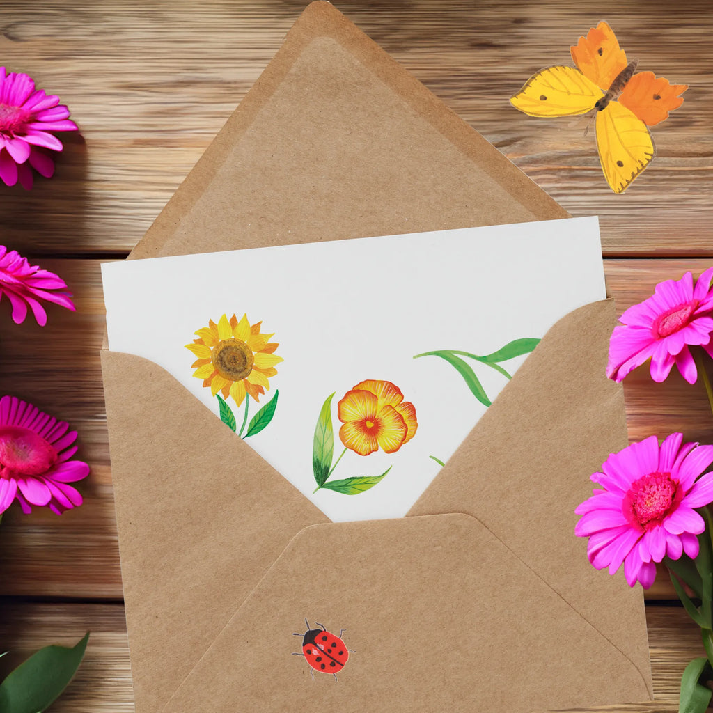 Deluxe Card Sun Salutation Design Glückwunschkarte, Hochwertige Grußkarte, Grußkarte, Klappkarte, Karte, Hochzeitskarte, Einladungskarte, Geburtstagskarte, Hochwertige Klappkarte, Muster, Blumen, Sonnenblume, gelbe Blumen, Osterglocke