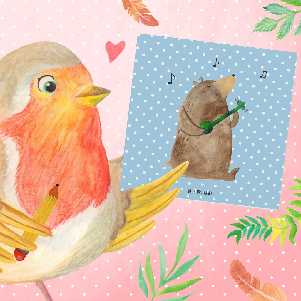 Deluxe Card bear song anlasskarte, Glückwunschkarte, doppelkarte, Grußkarte, Klappkarte, faltkarte, Teddybär, Teddy, Bär, Valentinstag, Bear, Bärchen, Partner, Geschenk, Song, Liebeslied, Lied, Herz, Frau, Valentine, Freundin, Spruch, Liebe