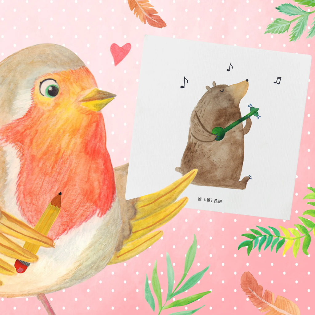 Deluxe Card bear song anlasskarte, Glückwunschkarte, doppelkarte, Grußkarte, Klappkarte, faltkarte, Teddybär, Teddy, Bär, Valentinstag, Bear, Bärchen, Partner, Geschenk, Song, Liebeslied, Lied, Herz, Frau, Valentine, Freundin, Spruch, Liebe